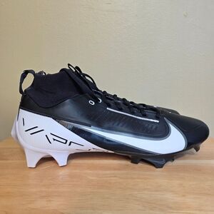 Nike Vapor Edge Pro 360 2 Football Cleats Black White DA5456-001 Men's Size 13